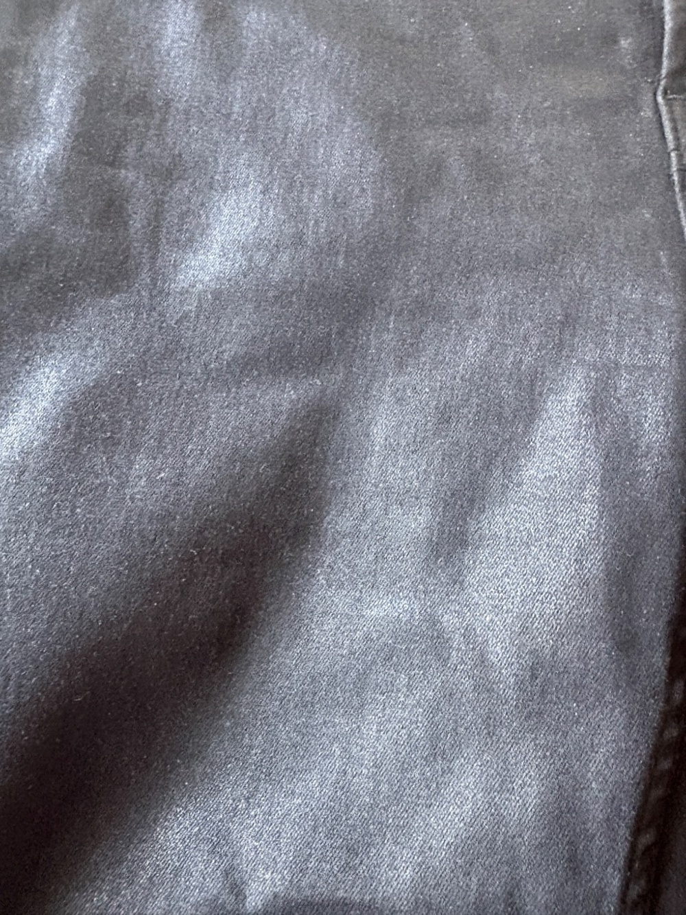 Articles of Society Linden High Rise Crop Flare Jeans Black Metallic 12 Glam - Picture 3 of 10